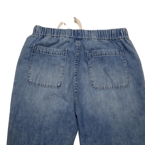 Juicy Couture Light Wash Destroyed Knee Pocket Joggers Size Medium - Picture 11 of 11